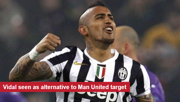 Vidal seen as alternative to Man United target